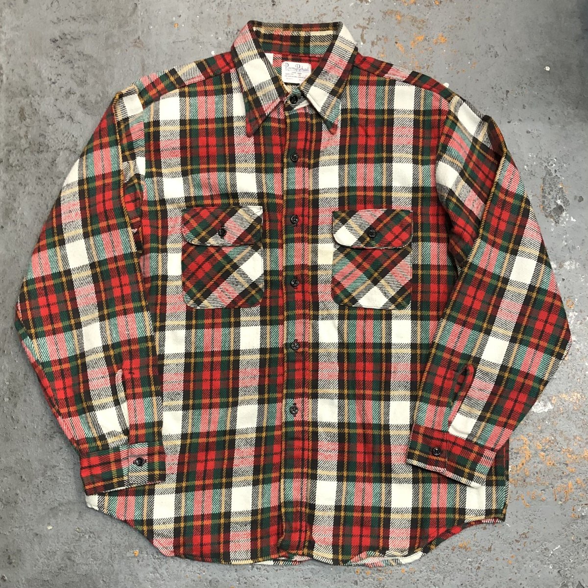 1980s Roomy Richard L/S Check Flannel Shirts SI 1980s Roomy Richard L/S Check Flannel Shirts SI