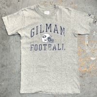 1990s Cotton Exchange ”GILMAN FOOTBALL” Print T-shirts USA Made SIZE : SMALL