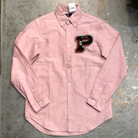 [New] Ralph Lauren Long Sleeve Oxford BD Shirts PINK With Patch SIZE:Small