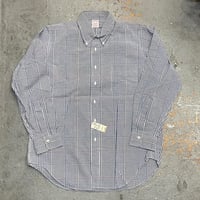 [Dead stock] 1990s Brooks Brothers Seersucker B/D Check Shirts Made in USA SIZE:Large (2)