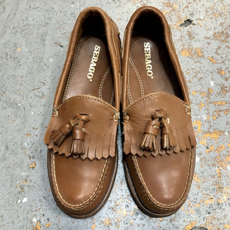 SEBAGO KILTIE TASSEL LOAFER Light Brown Made in display picture 2