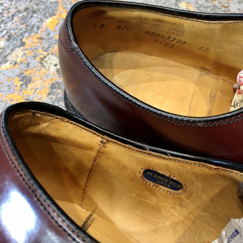 靴 HANOVER LB Sheppard SHOES 1970s US10.0E HANOVER LB Sheppard SHOES 1970s US10.0E 10 C/A Hanover LB