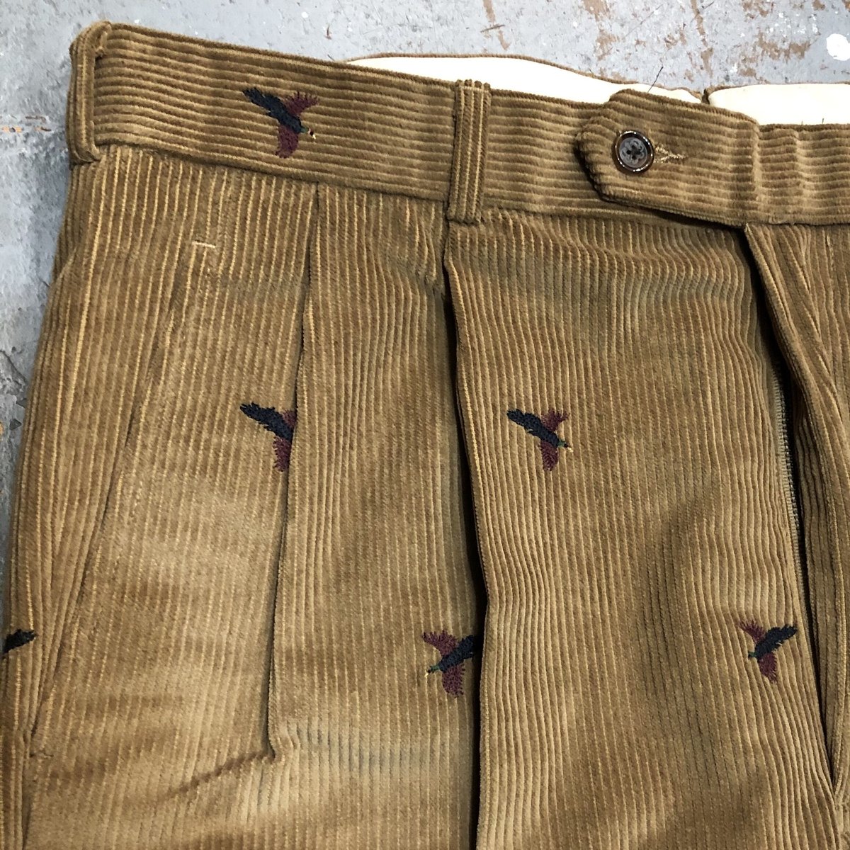 BROOKS BROTHERS Patchwork Pants コーデュロイ ストレッチコットン 15-Waleコーデュロイ パッチワーク プレーン