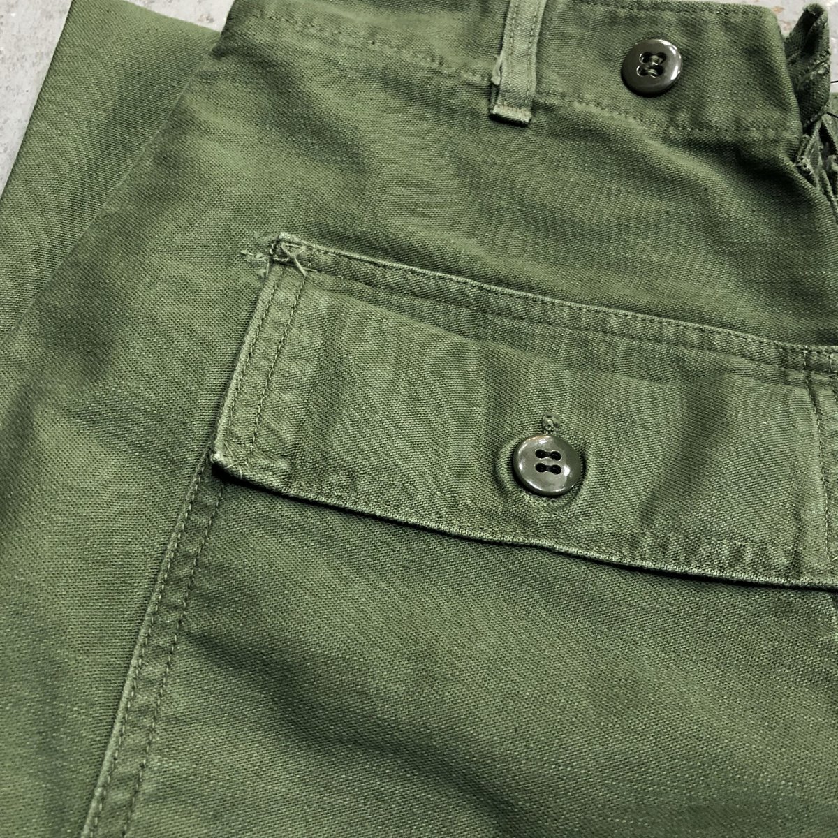 1963 U.S.ARMY Trousers Men's Cotton Sateen (Ba...