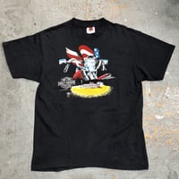 1990 HARLEY-DAVIDSON PRINT T-shirts Made in USA SIZE : LARGE