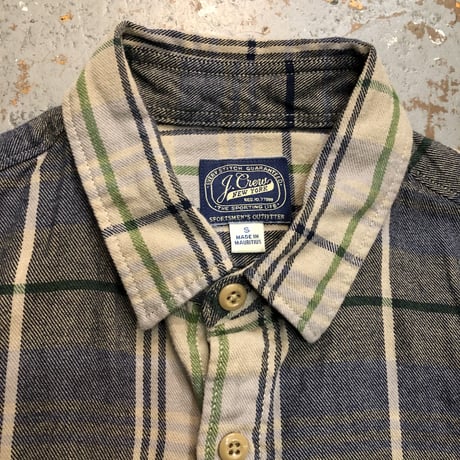 J.CREW L/S Check Flannel Shirts SIZE : Small (1)