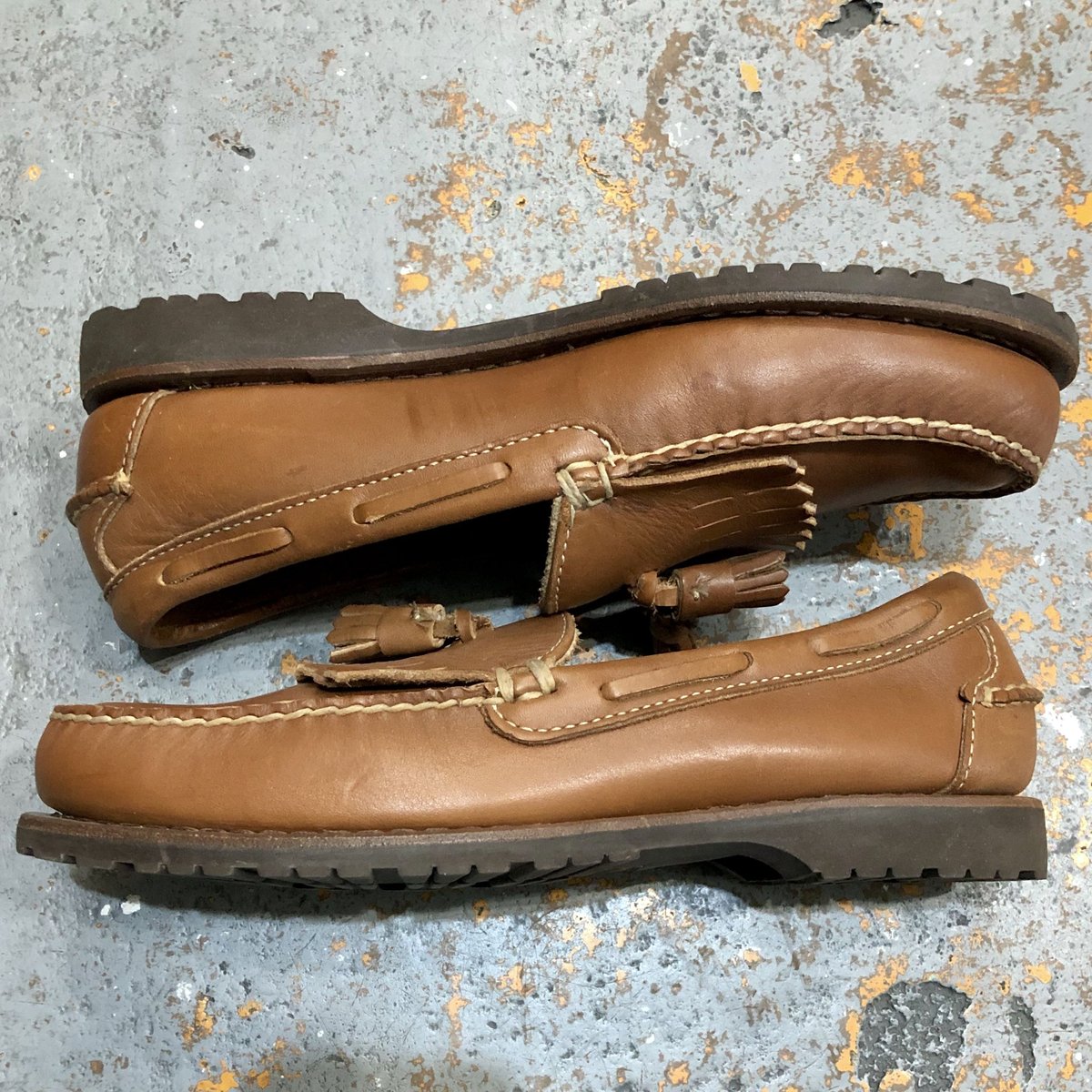 SEBAGO KILTIE TASSEL LOAFER Light Brown Made in display picture 1