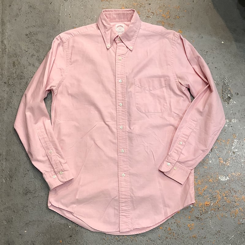 新品未使用　brooks brothers ブルックスブラザーズ　ピンクシャツ スーピマコットン オックスフォード ドレスシャツ Regular Fit