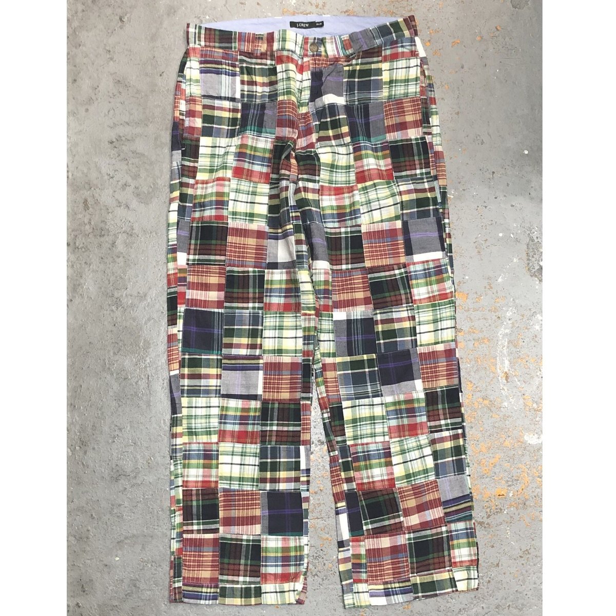 J.CREW Patchwork Pants SIZE : W33 L30 | FLAG U