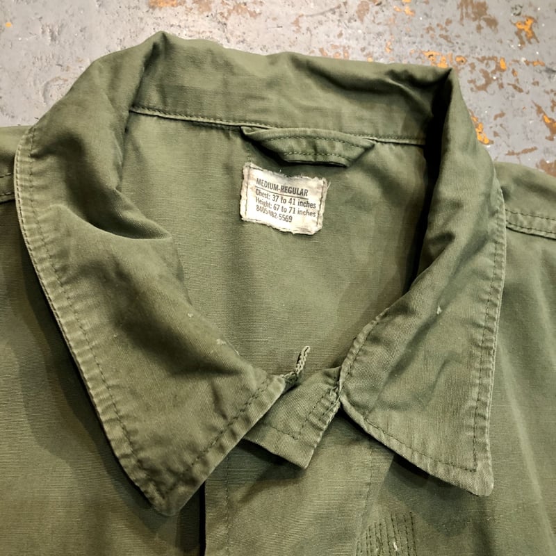 1960s Jungle Fatigue Jacket 3rd Non-rip SIZE :