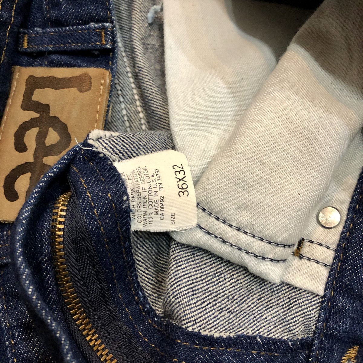 90s Lee 203-2589 Denim Pants Made in USA SIZE