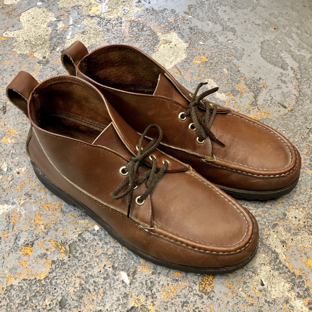 Russel Moccasin Chukka Shoes Made in USA SIZE :