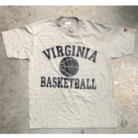 1990s ”VIRGINIA BASKETBALL” Print T-Shirts Made in USA SIZE : Large