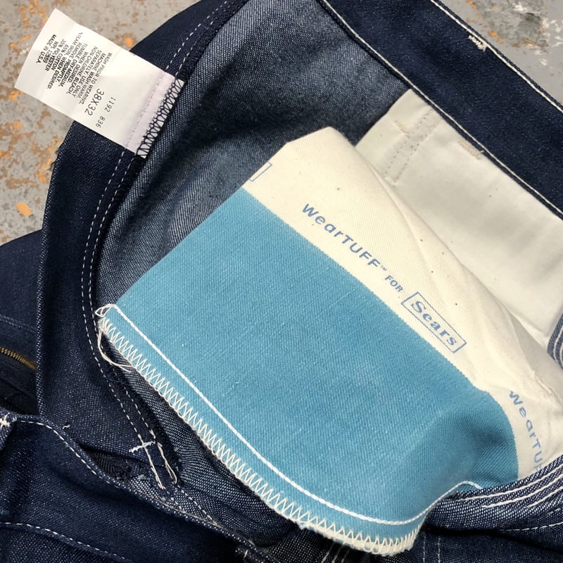 Dead Stock] 1980s ROEBUCKS Denim Painter Pants