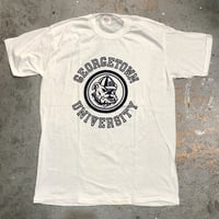 [Dead Stock] 1980s GEORGETOWN UNIVERSITY T-shirts Made in USA SIZE :  X-Large