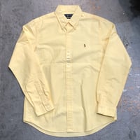 [New] Ralph Lauren L/S Yellow Ox Ford B/D Shirts SIZE : Large