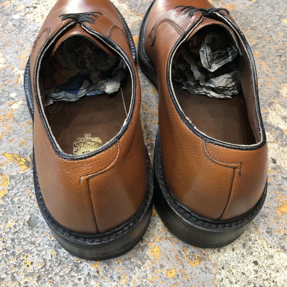 70s French Shriner Plane-Toe Shoes DEAD STOCK |