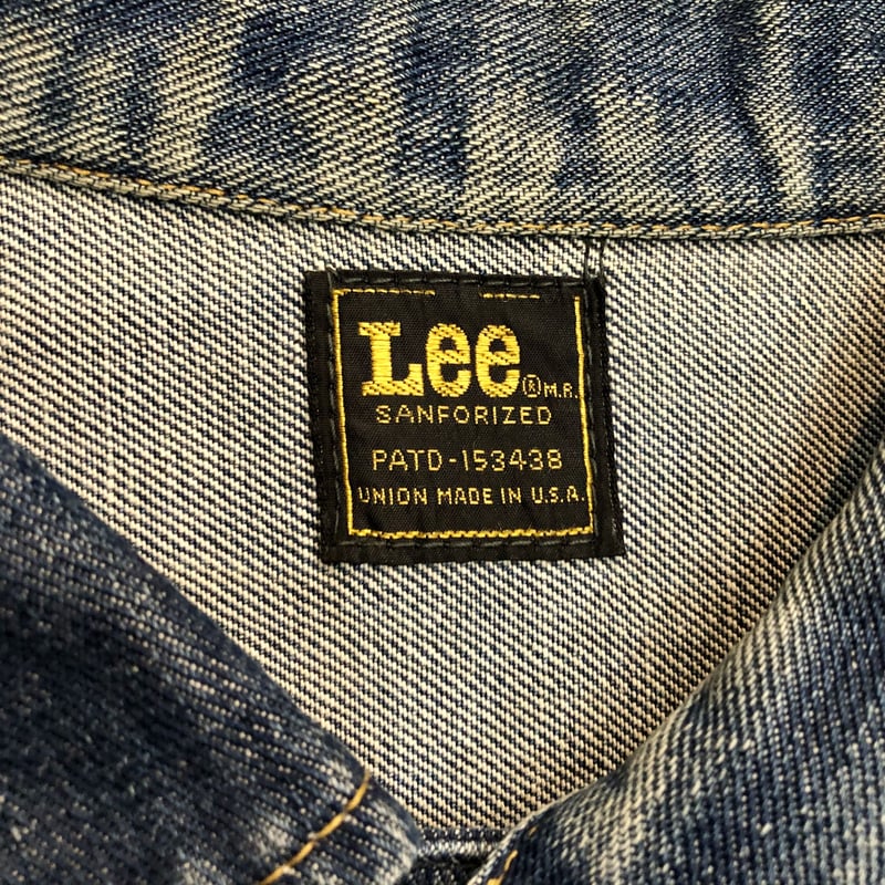 70s Lee 101-J Denim Jacket 4pocket SIZE : 40 | 70s Lee 101-J Denim Jacket 4pocket SIZE : 40 |