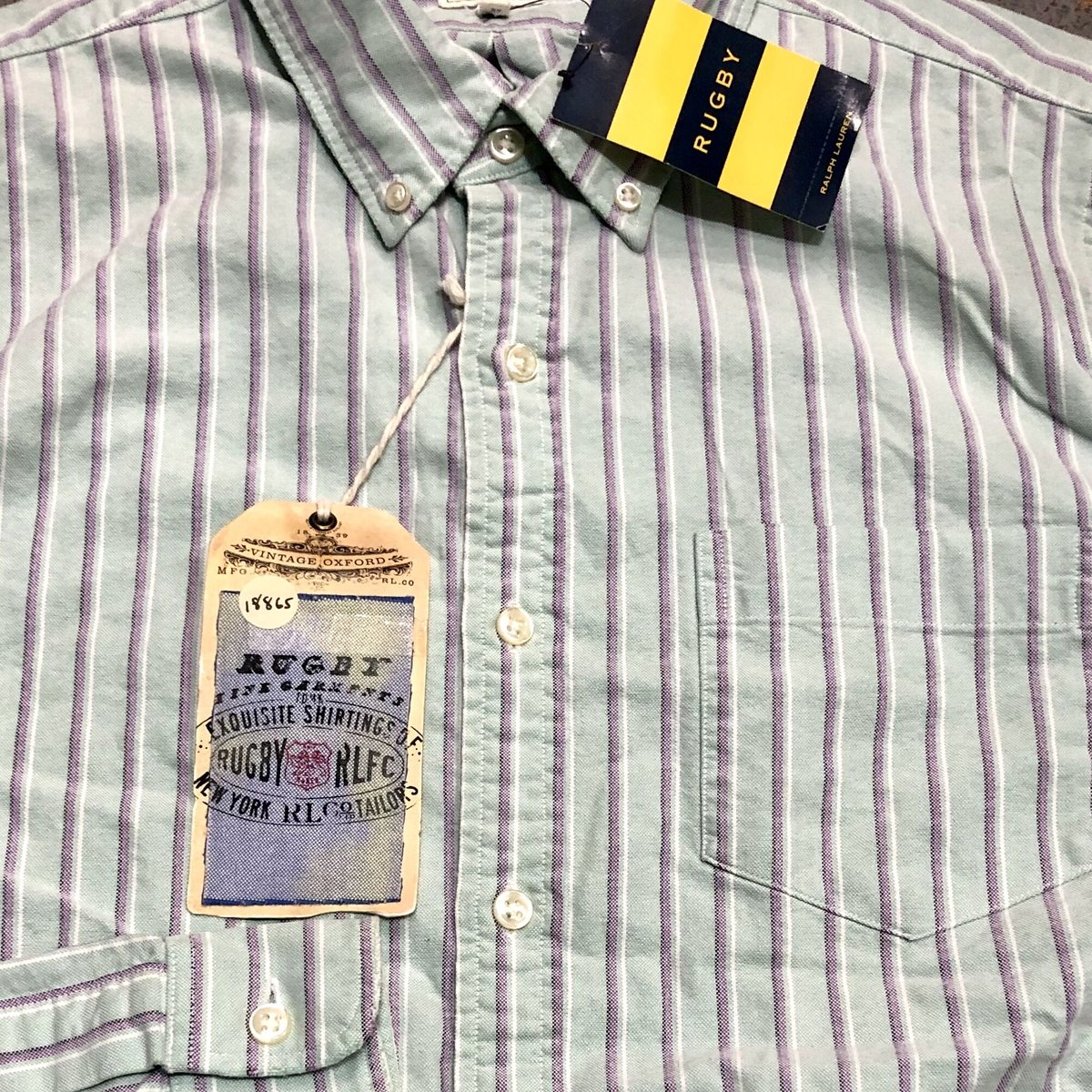 New] Ralph Lauren RUGBY L/S Vintage Oxford BD