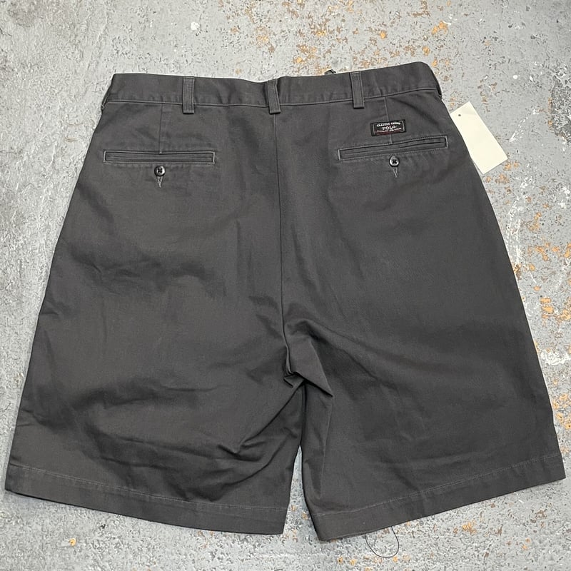 RalphLaurenリネンブラックTYLER SHORT デッドストックW36 Polo Ralph Lauren / Vintage, Chino Short 