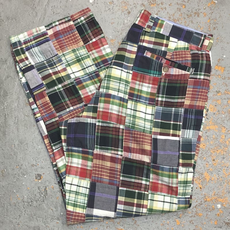 J.CREW Patchwork Pants SIZE : W33 L30 | FLAG U