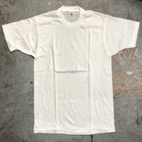 [Dead Stock] 1990s FRUIT OF THE LOOM WHITE T-shirts SIZE : Medium