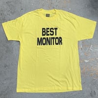 [Dead Stock] 1980s "BEST MONITORE” Printed T-Shirts Dead Stock X-Large