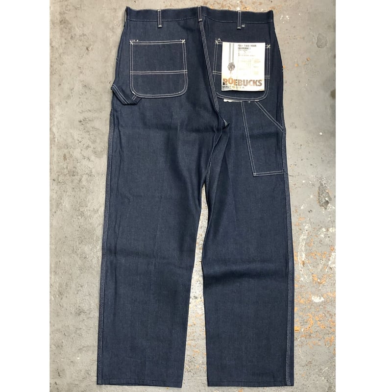 Dead Stock] 1980s ROEBUCKS Denim Painter Pants