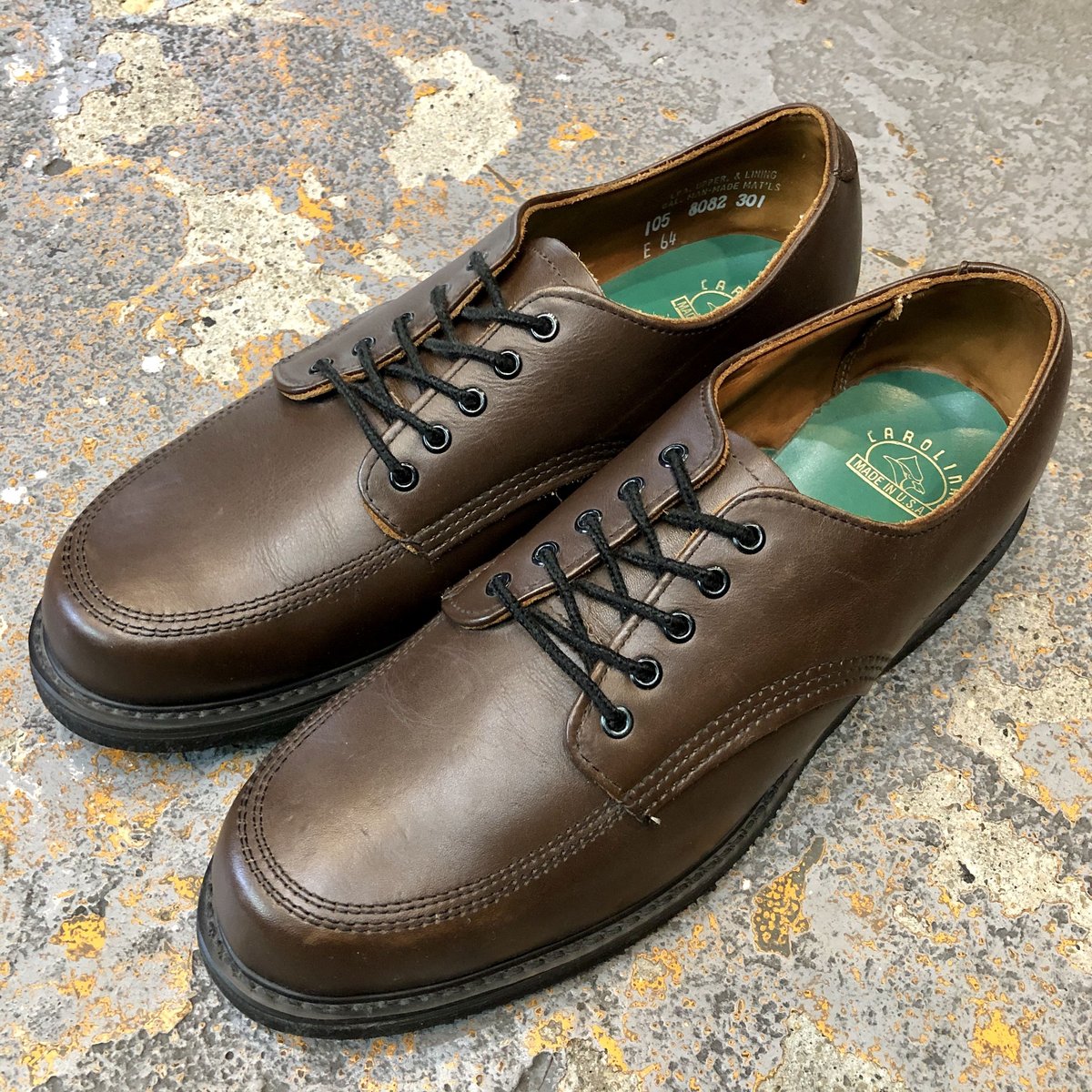 80s CAROLINA WORK SHOES Made in USA SIZE : 10 1