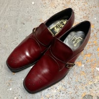 [DEAD STOCK] Johnston & Murphy Aristocraft Monk Strap Shoes 8 1/2 D Made in USA