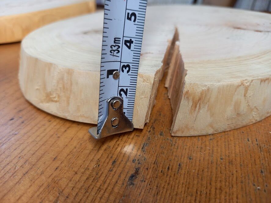 神奈川県産ヒノキ丸太輪切り2枚セット | tsuchiyazaimokuten