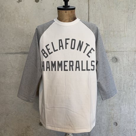 RAGTIME BASEBALL ALL COTTON PRINT TEE