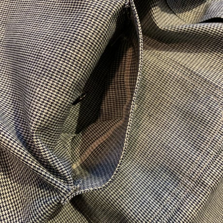 RAGTIME TRIPLE STITCH SHIRTS HOUNDSTOOTH DENIM