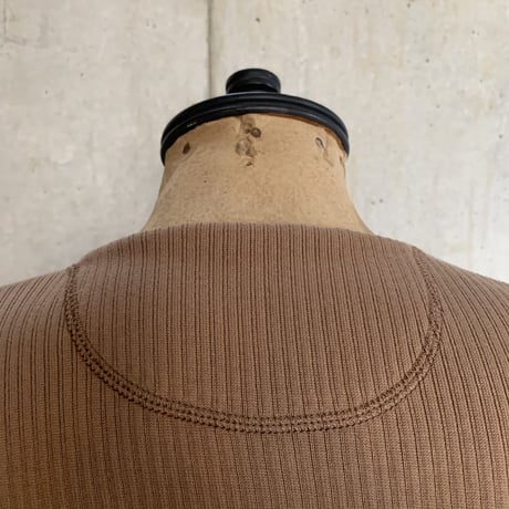 OLDEHOMESTEADER  SWEDISH ARMY RIB Henley Neck Long Sleeve