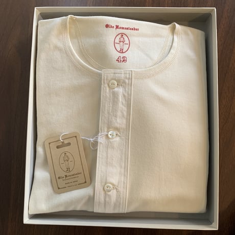 OLDEHOMESTEADER HENLY NECK LONG SLEEVE