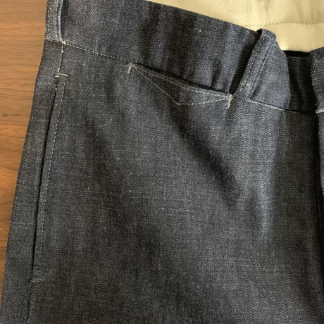 RAGTIME DENIM TROUSERS RED LINE