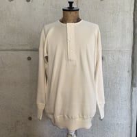 OLDEHOMESTEADER  SWEDISH ARMY RIB Henley Neck Long Sleeve