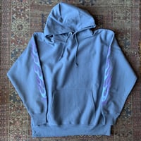 HIDEANDSEEK Flame Hooded Sweat Shirt