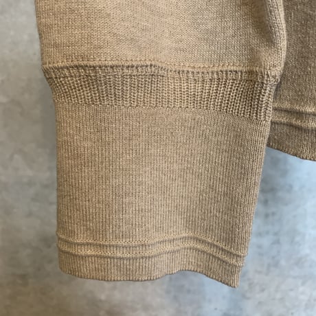 BELAFONTE RAGTIME HEATHER MIX COTTON KNITTED AZE RIB SWEATER L/S