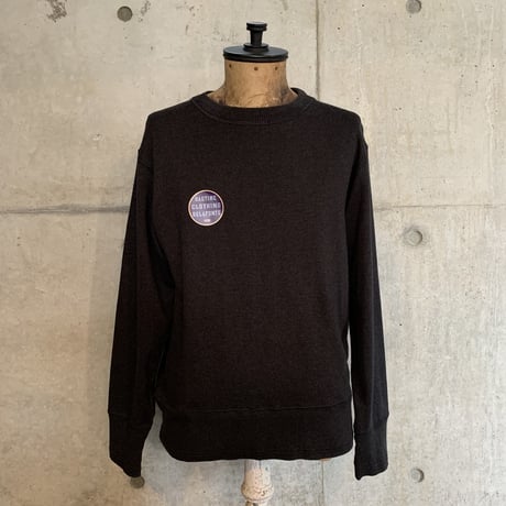 BELAFONTE RAGTIME HEATHER MIX COTTON KNITTED AZE RIB SWEATER L/S