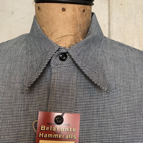 RAGTIME TRIPLE STITCH SHIRTS HOUNDSTOOTH DENIM