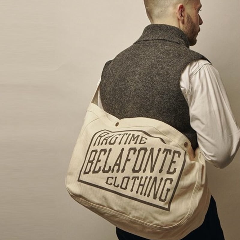 BELAFONTE RAGTIME NEWSPAPER BAG HERRINGBONE | D