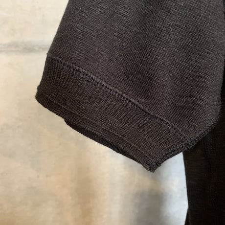 BELAFONTE RAGTIME HEATHER MIX COTTON KNITTED AZE RIB SWEATER S/S