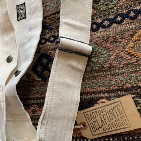 BELAFONTE RAGTIME HERRINGBONE NEWS PAPER BAG