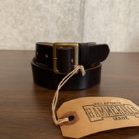 RAGTIME LEATHER BELT NARROW 25mm