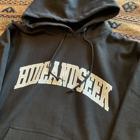 HIDEANDSEEK College Logo Hooded Sweat Shirt