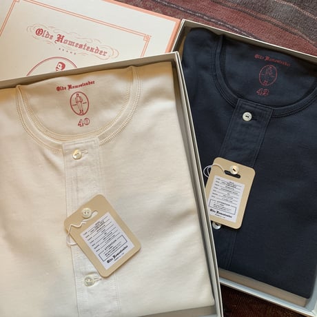 OLDEHOMESTEADER HENLY NECK LONG SLEEVE