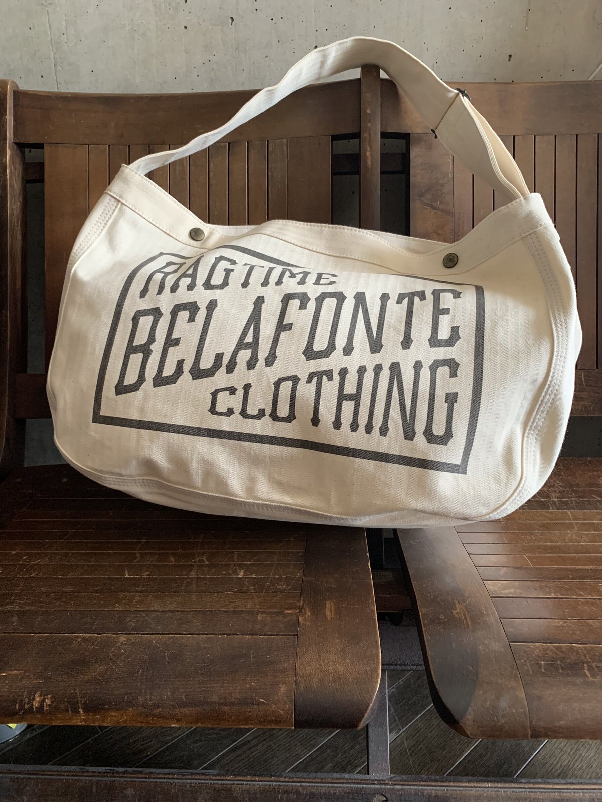 BELAFONTE RAGTIME NEWSPAPER BAG HERRINGBONE | D