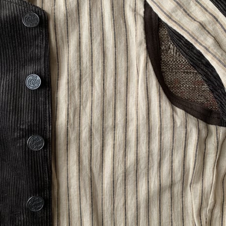 BELAFONTE RAGTIMECIVILIAN DECK VEST CORDUROY