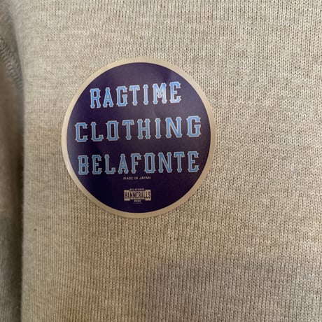 BELAFONTE RAGTIME HEATHER MIX COTTON KNITTED AZE RIB SWEATER L/S